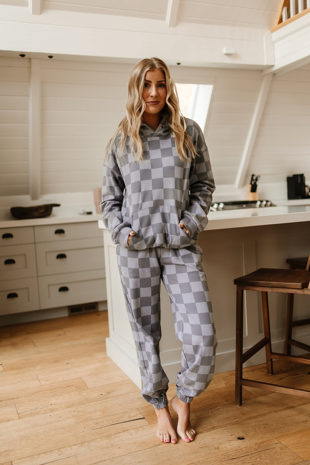 Checkered Joggers - In The Moment