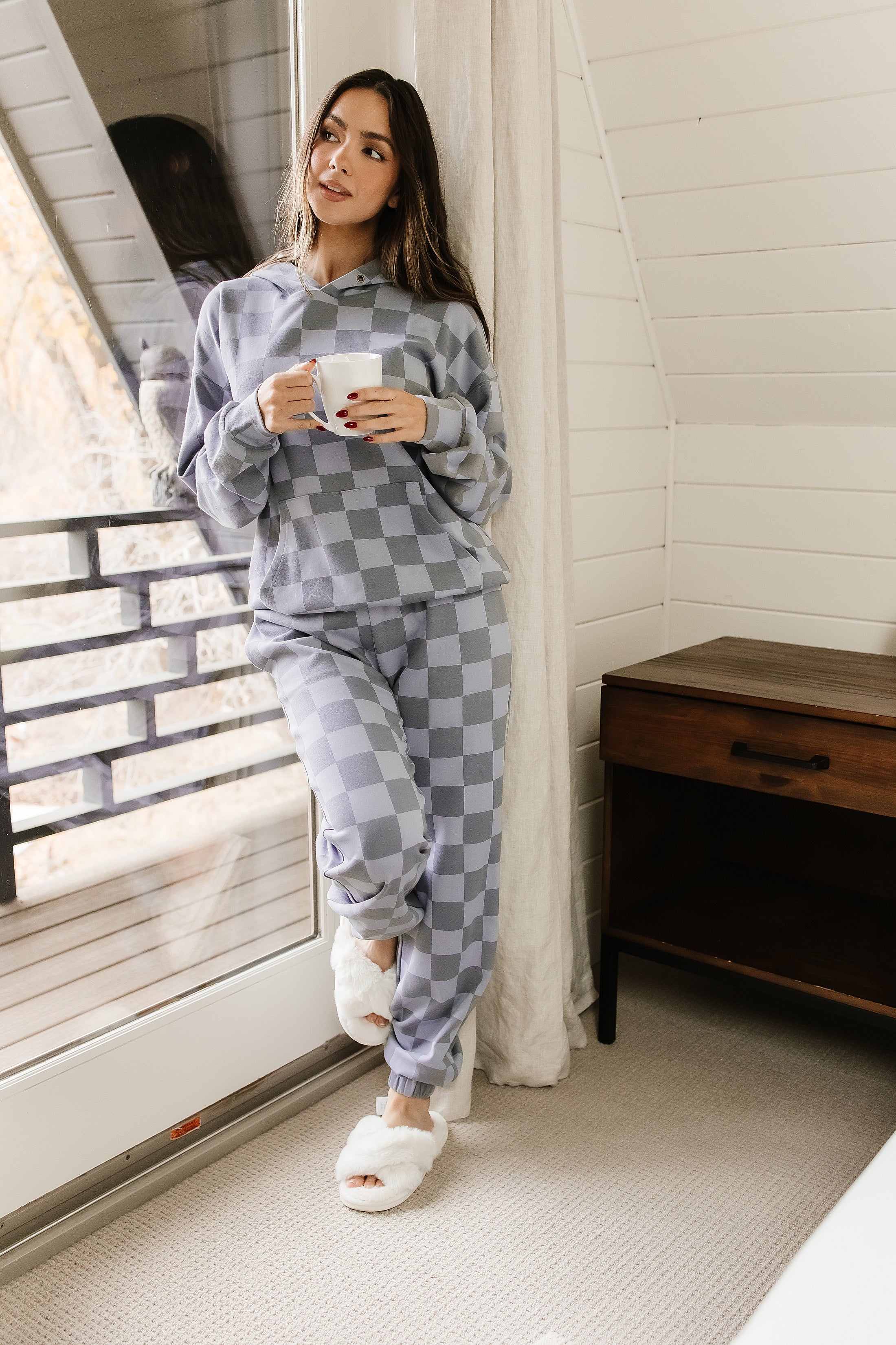 Checkered Joggers - In The Moment