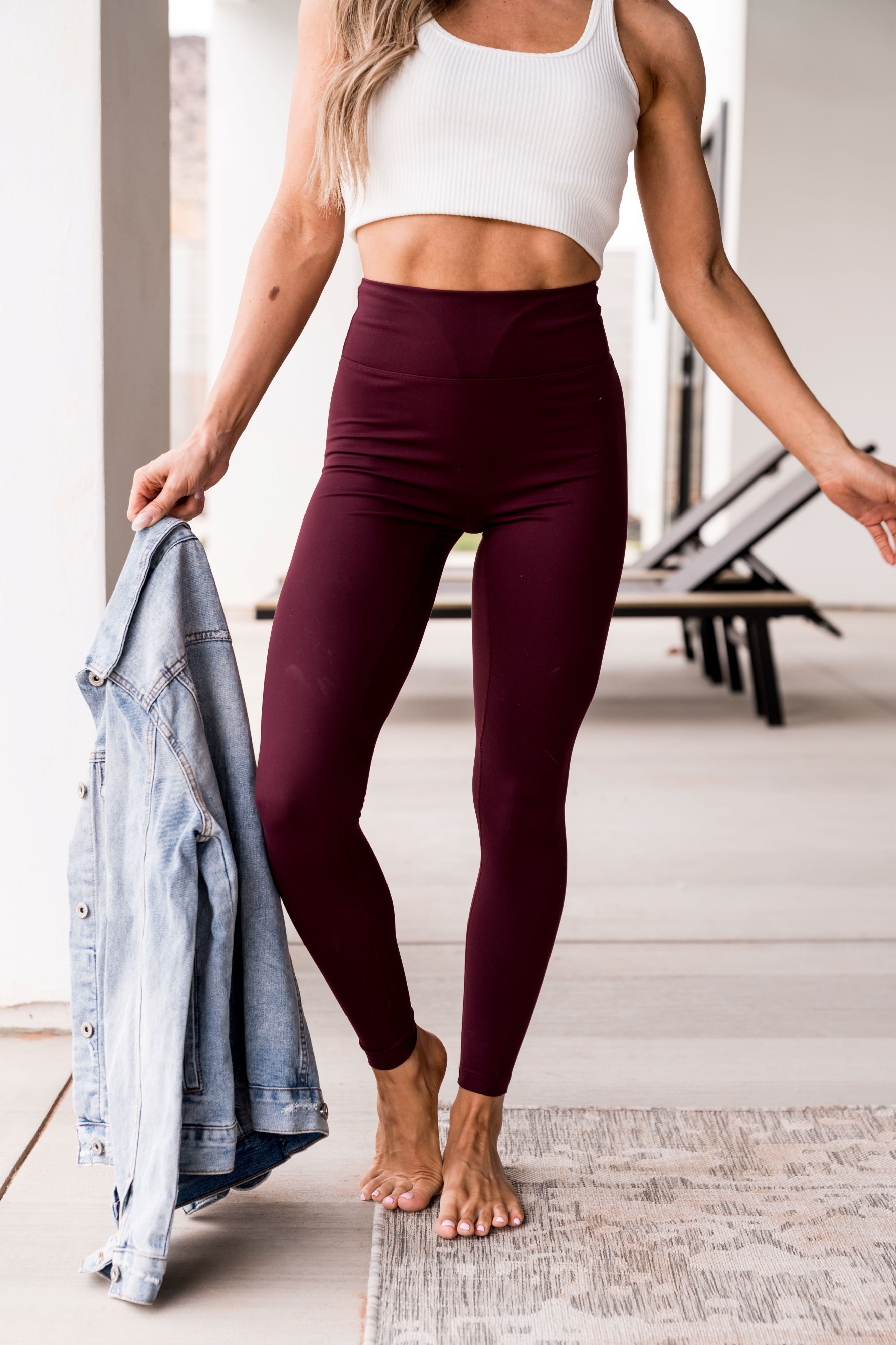 Game Changers Leggings 27' Wine