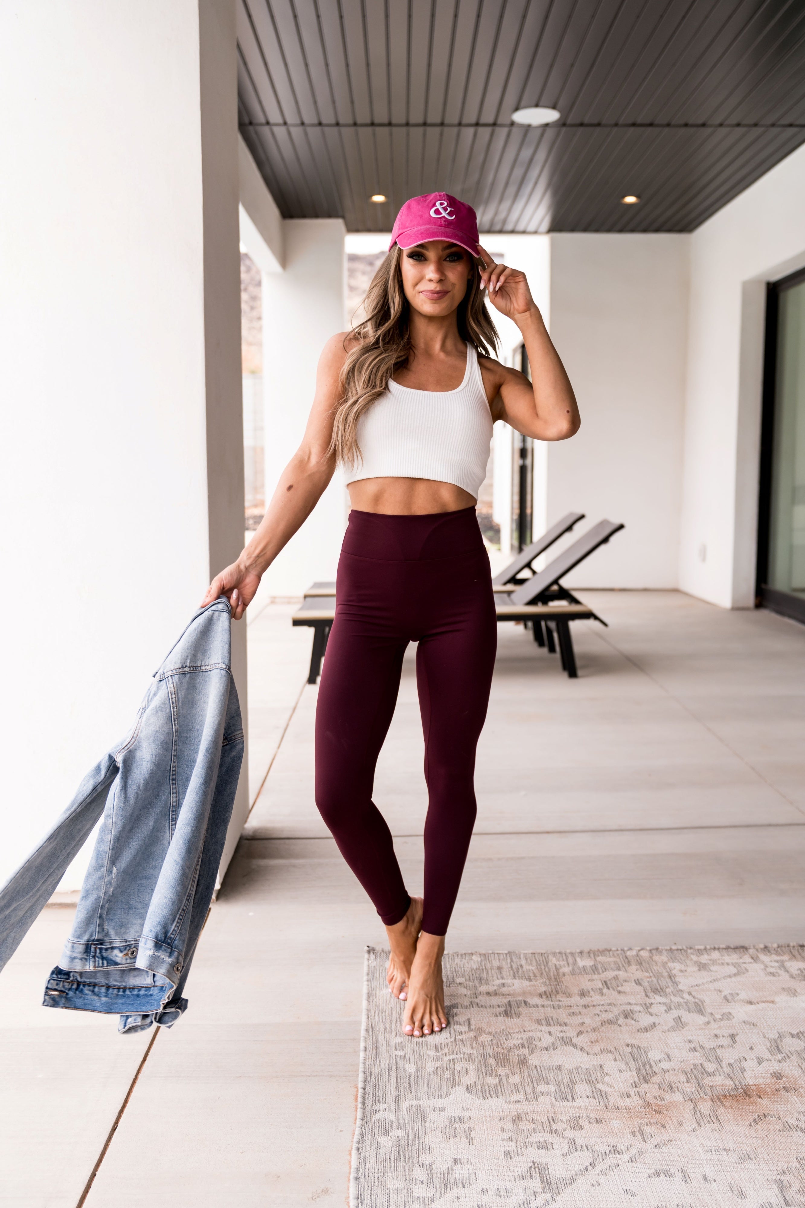Game Changers Leggings 25' Wine
